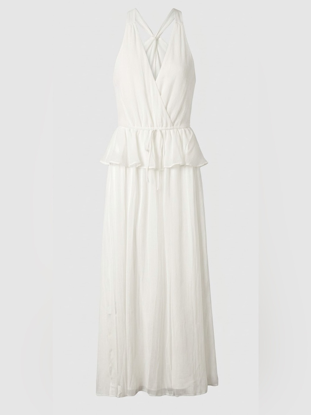Sam Edelman Size 0 Fab White Shadow Stripe Sleeveless Lined Midi Dress NEW